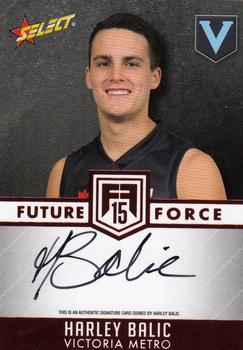 2015 Select Future Force - Red Signatures #FFRS26 Harley Balic Front